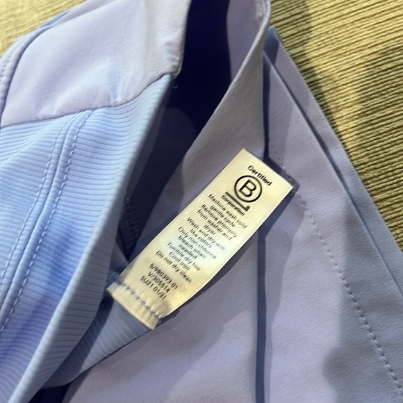 🎁 NWT Athleta Brooklyn Short in Light Blue/Lilac (Victorian Periwinkle) Size 18 - Picture 8 of 12